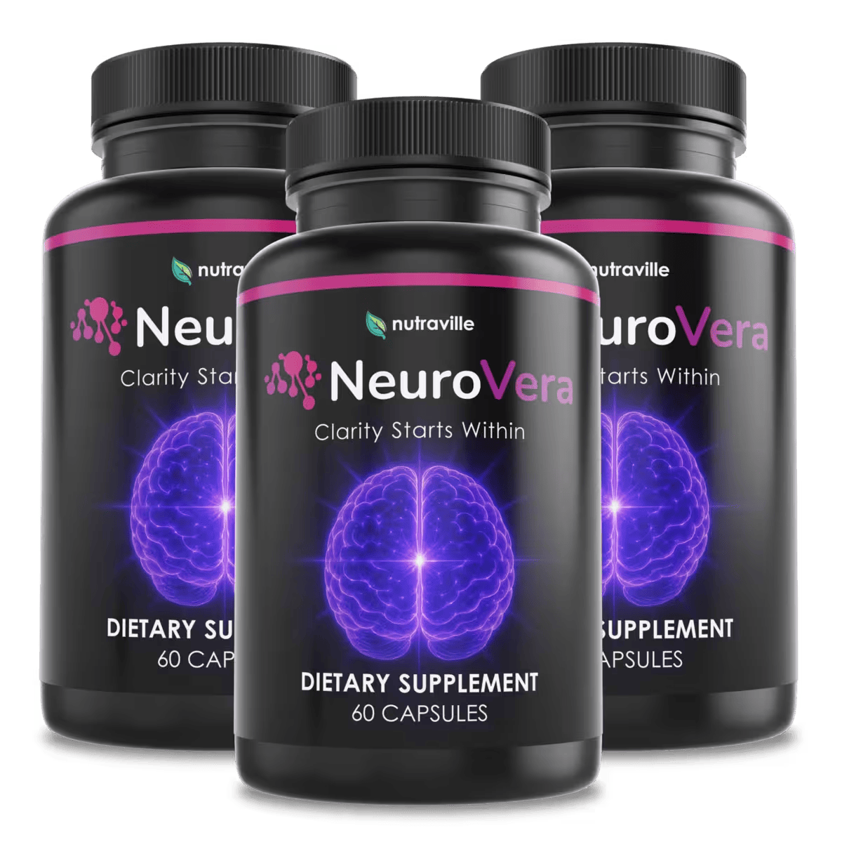 Six-bottle NeuroVera package, 180-day supply